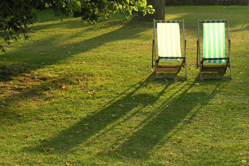 Eugene Gorny. Chaise Longues in Regent's Park